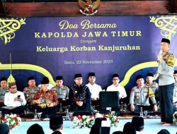 Kapolda Jatim Gelar Doa Bersama Dengan Keluarga Korban Kanjuruhan