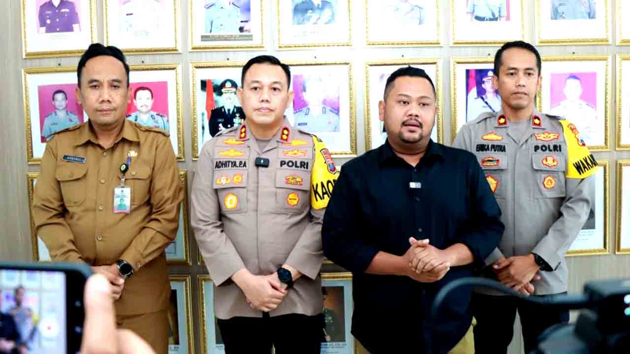 Kunjungi polres gresik, bupati fandi akhmad yani sampaikan