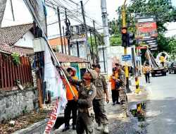 Patroli Gabungan Skala Besar Cipta Kondisi Jelang Pemilu 2024 di Wilayah Hukum Polres Kediri