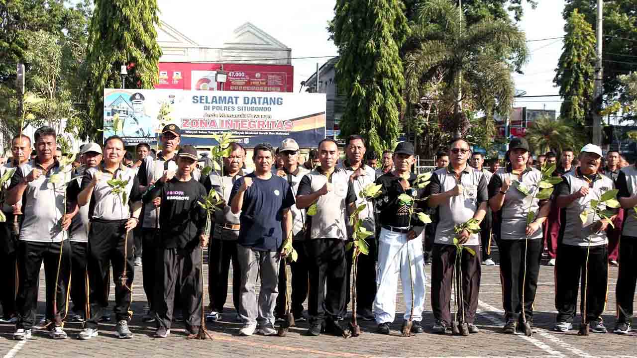 Peringati Hut Brimob Dan Polairud, Polres Situbondo Akan Hijaukan Garis Pantai