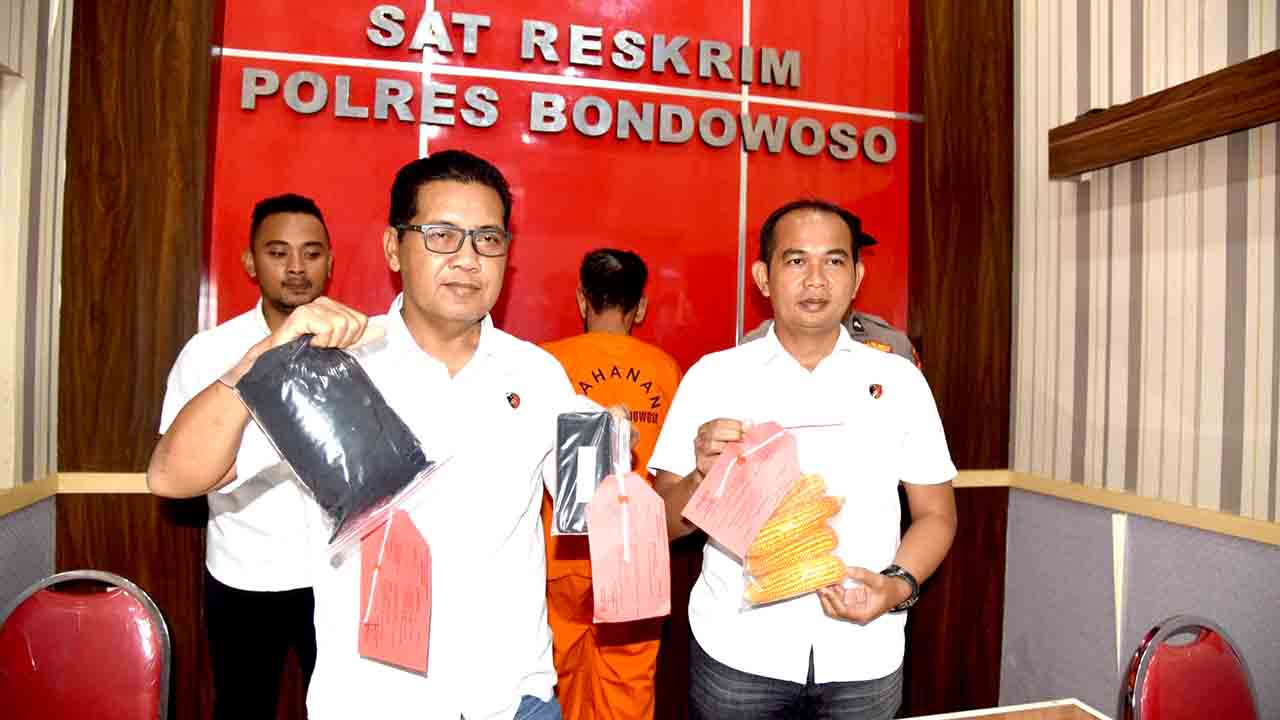 Polres bondowoso berhasil mengamankan dukun