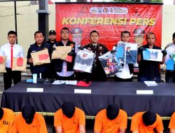 Polres Tulungagung Ungkap Kasus Kekerasan 8 Tersangka Diamankan