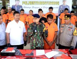 Polresta Banyuwangi Amankan 11 Tersangka dalam Serangkaian Kasus Kriminal