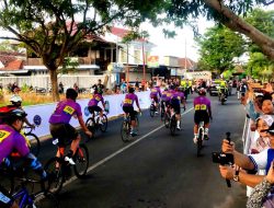 Polresta Banyuwangi Lakukan Pengamanan, Event Balap Sepeda Dekade Ride API Aman dan Lancar