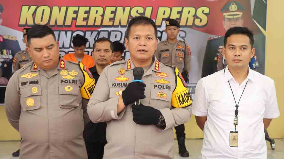 Polresta sidoarjo berhasil amankan dua tersangka curanmor di sukodono
