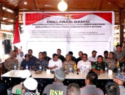 Seluruh Elemen Masyarakat Deklarasi Ciptakan Bitung Damai
