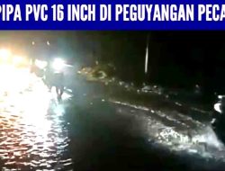 Akibat Dilintasi Kendaraan Berat Melebihi Tonase, Pipa PVC 16″ Milik Perumda Tirta Mulia Pecah
