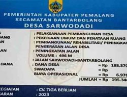 Dugaan Permaikan Mutu Atau Spek Pekerjaan Dalam Pekerjaan Pengaspalan Rehabilitasi, Peningkatan, Pengerasan Jalan Desa Demi Keuntungan Pribadi