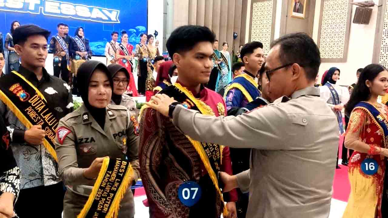 Duta Lalu Lintas Polresta Malang Kota Raih Juara Best Essay Polda Jatim