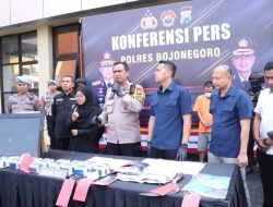 Wujudkan Kondusifitas, Polres Bojonegoro Berhasil Ungkap Sejumlah Tindak Pidana