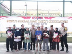 Tingkatkan Partisipasi Masyarakat Jelang Pemilu 2024, Polres Kediri Gelar Baksos dan Bakkes