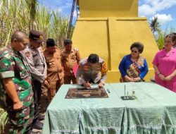 Kapolres Lumajang Resmikan Sumur Bor Bantu Kebutuhan Air Bersih Untuk Warga 