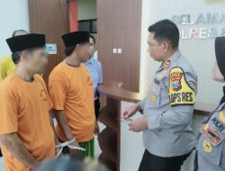 Polres Bangkalan Berhasil Amankan Dua Tersangka Pencurian Sapi di Galis