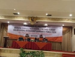 RAPAT KOORDINASI PENANGANAN PELANGGARAN BERSAMA BAWASLU KOTA KEDIRI DAN INSTANSI PADA TAHAPAN KAMPANYE PEMILU 2024