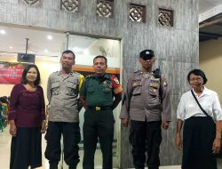 Sinergitas TNI-Polri di Kediri Amankan Perayaan Natal di Gereja