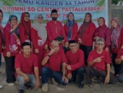 Temu Kangen Para Alumni SD Center Pattallassang Angkatan 1979 Penuh Hikmad
