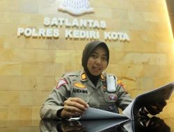 Polres Kediri Kota Petakan Jalur Rawan Kecelakaan Selama Nataru dan Pelanggaran Lalu Lintas, ini Lokasinya