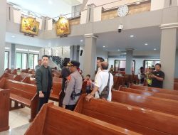 Perayaan Natal 2023, Polsek Mojoroto Berikan Pengamanan untuk pastikan situasi yang Aman dan Nyaman