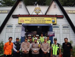 Libur Nataru 2023/2024, Begini Kondisi Arus Lalu Lintas di Kota Kediri