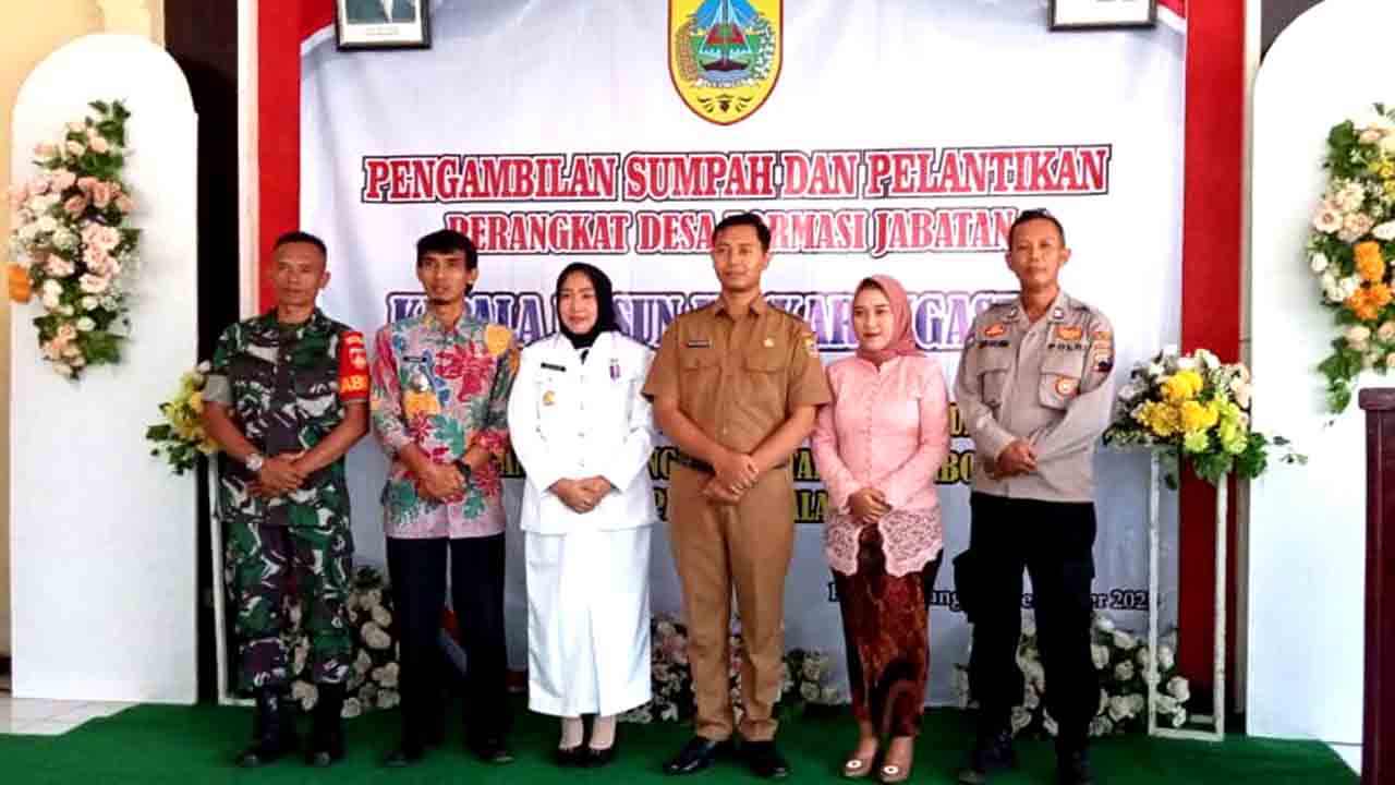 Perangkat Desa Terpilih Dilantik Dan Diambil Sumpah Jabatan Oleh Kades Bantarbolang 2