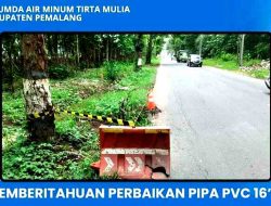 Perbaikan Jaringan Guna Memaksimalkan Layanan Terhadap Pelanggan Perumda Tirta Mulia Pemalang