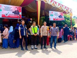 Personil Gabungan Polres Muba,Giat Pengamanan Kampanye Partai PKN