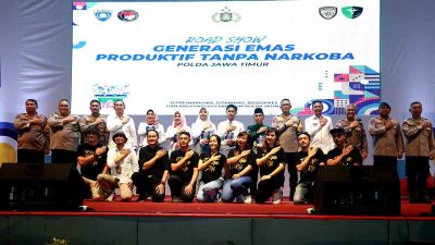 Polda Jatim Gelar Road Show, Generasi Emas Produktif Tanpa Narkoba 2