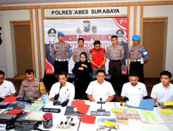 Polisi Berhasil Amankan Tersangka Pencurian Spesialis Pecah Kaca Mobil di Surabaya