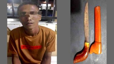 Polres Bulukumba Amankan Seorang Pria Bawa Badik Saat Operasi Cipkon 2