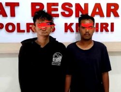 Polres Kediri Kota Bekuk Dua Pengedar Sabu, Puluhan Gram Babuk Diamankan