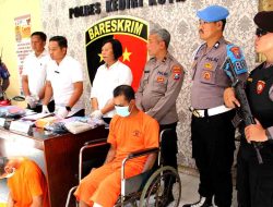 Polres Kediri Kota Ungkap Kasus 365 dan Kekerasan Seksual Terhadap Anak, 2 Orang Tersangka Diringkus