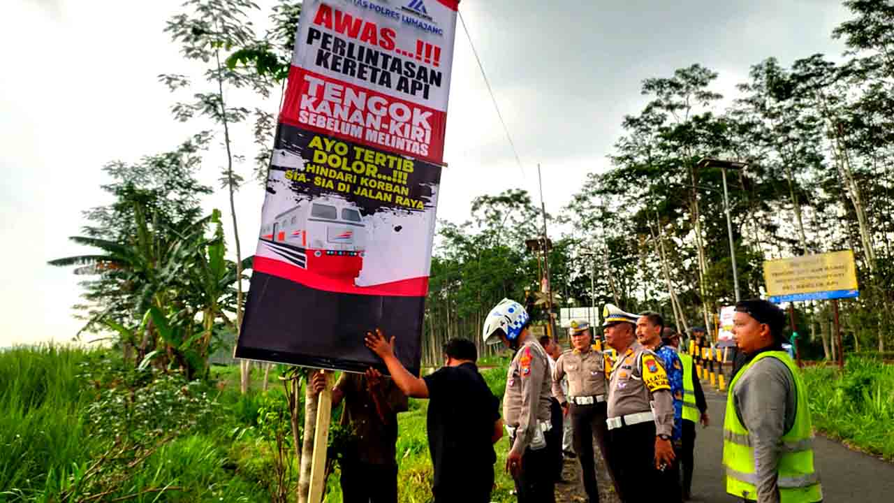 Polres Lumajang Siapkan Skema Lalu Lintas Jelang Nataru, Atensi Jalur Perlintasan Ka