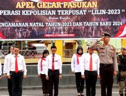 Polres Muba Gelar Apel Pasukan Operasi Lilin Musi 2023,Jelang Perayaan Nataru