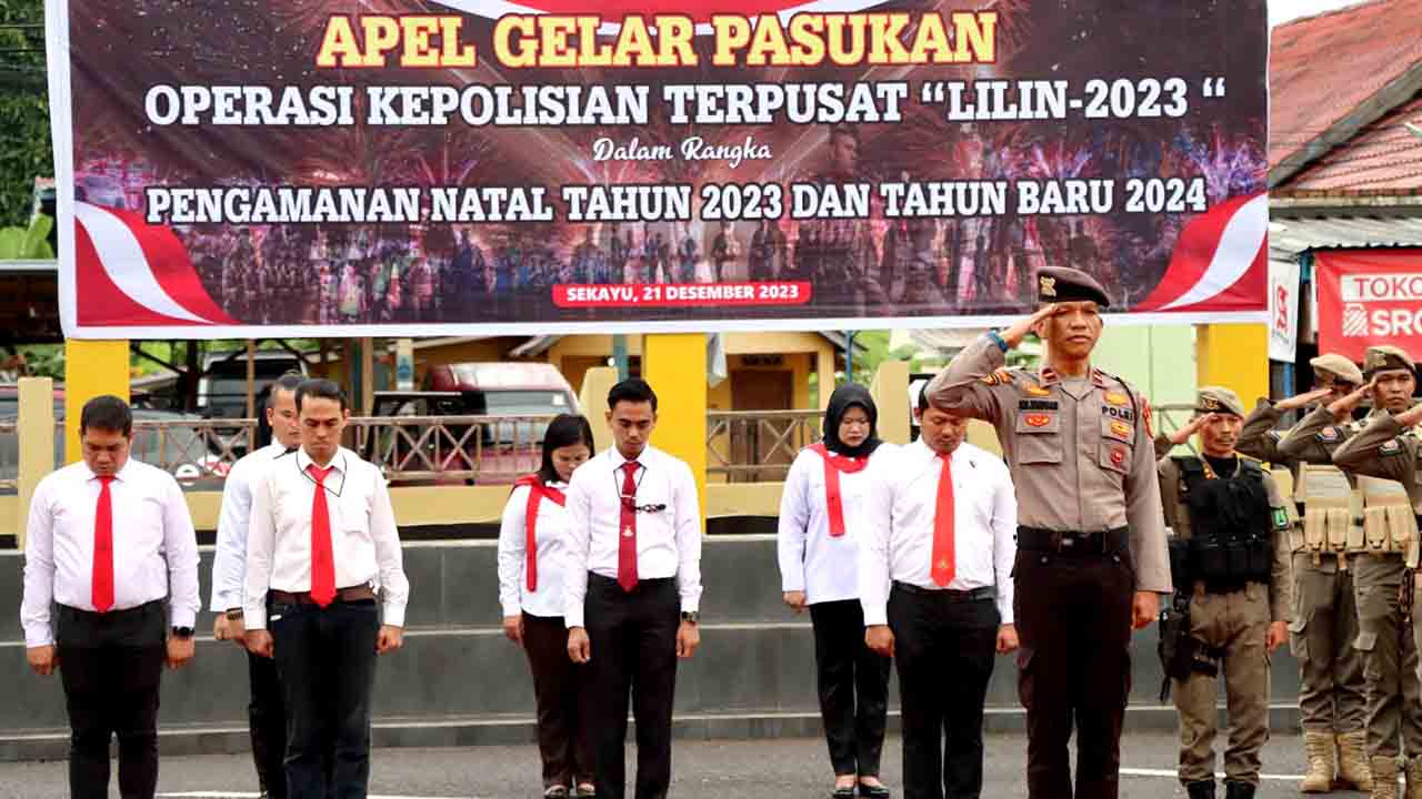Polres Muba Gelar Apel Pasukan Operasi Lilin Musi 2023,jelang Perayaan Nataru 1
