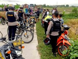 Polres Tulungagung Amankan 10 Unit Motor Pada Aksi Balap Liar