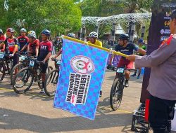 Polsek Mojoroto Laksanakan Pengamanan Event Balap Sepeda