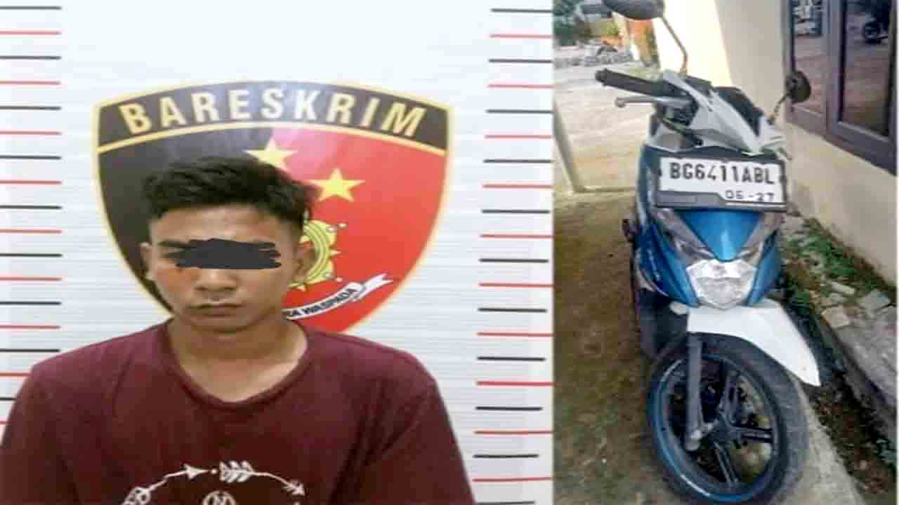 Waspada Maksud Hati Ingin Belanja Di Warung, Apes Motor Raib Digasak Maling