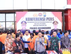 Polres Bojonegoro Berhasil Amankan 7 Pelaku Penganiayaan dan Pembacokan Remaja