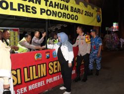 Perayaan Tahun Baru di Ponorogo Kondusif, Bupati Apresiasi Operasi Lilin Semeru 2023 – 2024