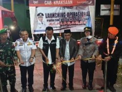 Polres Probolinggo dan Forkopimda Resmikan Palang Pintu JPL 17 Kereta Api di Leces