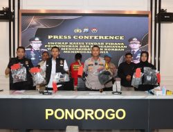 Polres Ponorogo Berhasil Amankan Tersangka Kasus Pembunuhan di Malam Tahun Baru