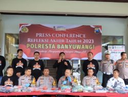 Refleksi Akhir Tahun 2023, Polresta Banyuwangi Selesaikan 556 Kasus Dengan Restorative Justice