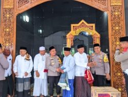 Jumat Keliling, Polres Pacitan Beri Pesan Kamtibmas Jemaah di Masjid