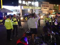 Polres Nganjuk Tingkatkan Patroli Blue Light Wujudkan Kondusifitas Jelang Pemilu 2024