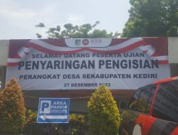 Pelaksanaan Ujian Perangkat Desa sekabupaten Kediri gaduh, tanggung jawab siapa