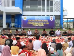 Jelang Pembangunan Masjid Al Ajmi, Kapolres Malang Gelar Doa Bersama