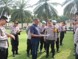 Kapolres Blitar Cek Kompi Dalmas Pastikan Kesiapan Personel Pengamanan Pemilu 2024 