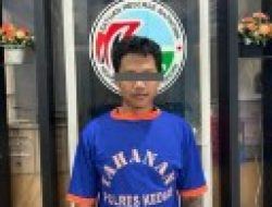Polisi Amankan Pemuda Ngasem Diduga Edarkan Narkotika Jenis Sabu
