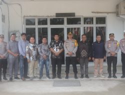 Kapolres Muba AKBP Imam Safi’i,Kunjungi Kantor KPUD Musi Banyuasi