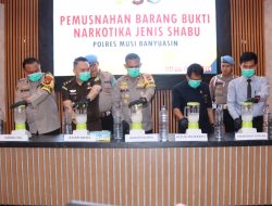Polres Musi Banyuasin Perangi Peredaran Narkoba,Guna Menuju MUBA BERSINAR